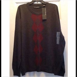 NWT Perry Ellis Men’s Sweater 100% Cotton Sz XXL